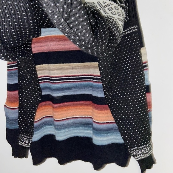 Y/Project Double Wool Striped Crew Neck Pullover Sweater Men’s size Large​​​​​ - Picture 4 of 9